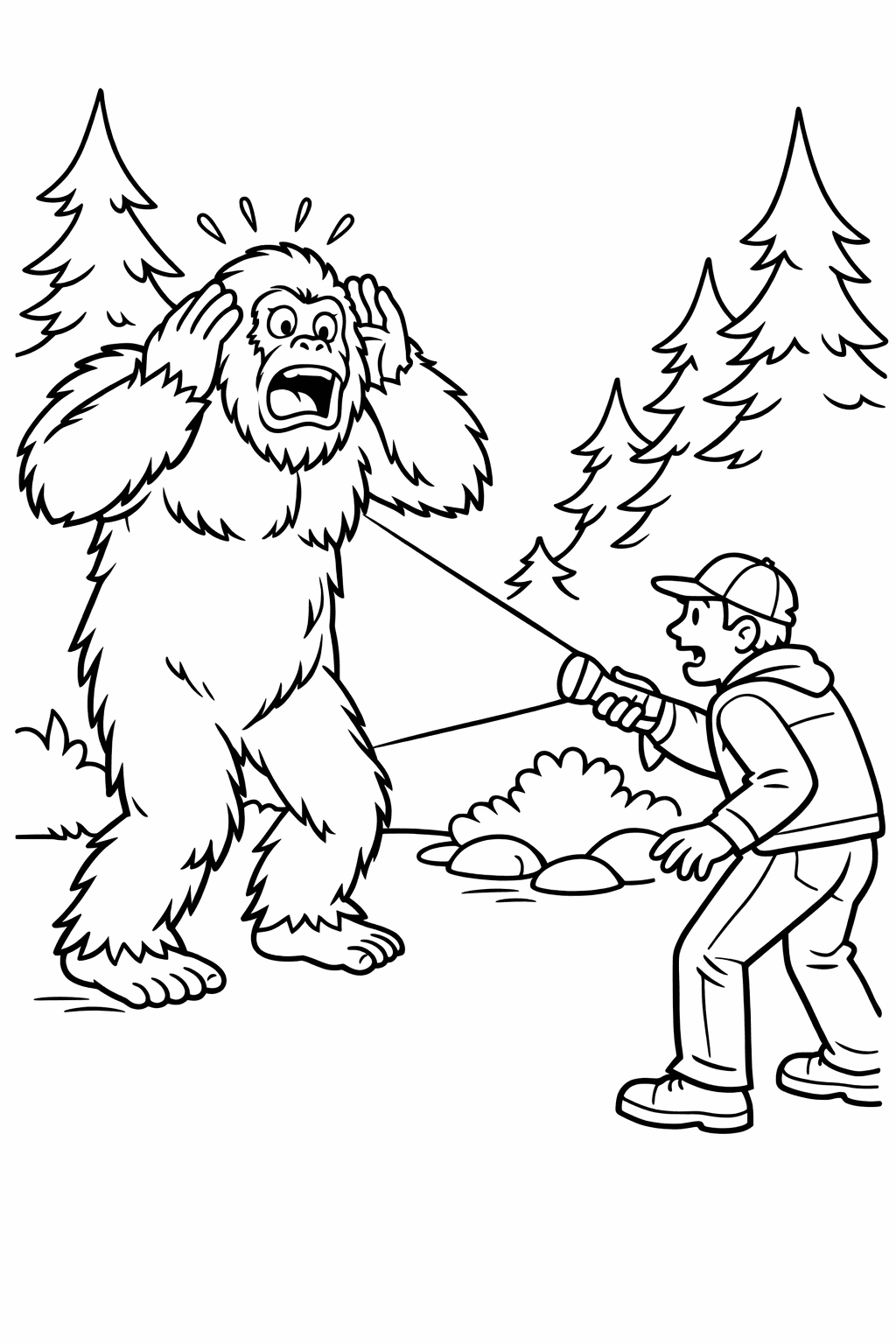 Easy difficulty coloring page